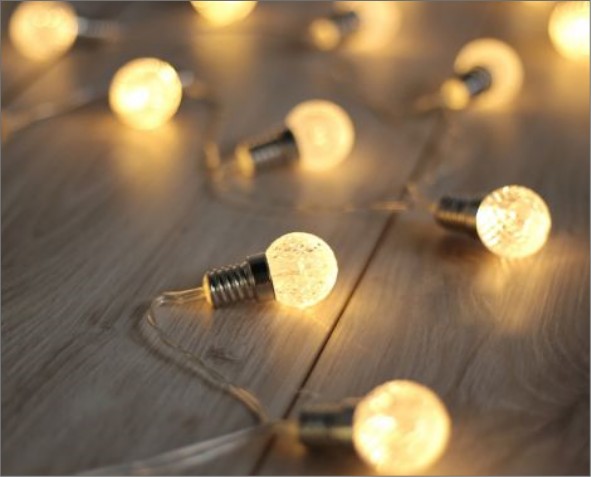 Lampki LED w kształcie żarówki